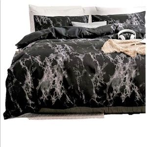 Marble duvet cover, queen size